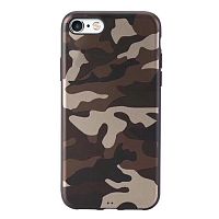Чехол накладка xCase на iPhone 6Plus/6Plus Dark brown Camouflage case
