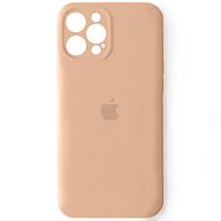 Чохол накладка xCase для iPhone 12 Pro Silicone Case Full Camera Pink sand