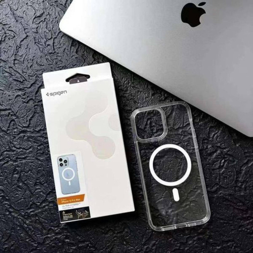 Чохол iPhone 15 Pro Max Spigen Neo Hybrid Crystal with MagSafe transparent : фото 3 - UkrApple