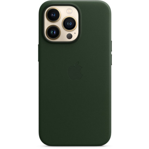 Чохол iPhone 13 Leather Case with MagSafe A sequoia green: фото 3 - UkrApple