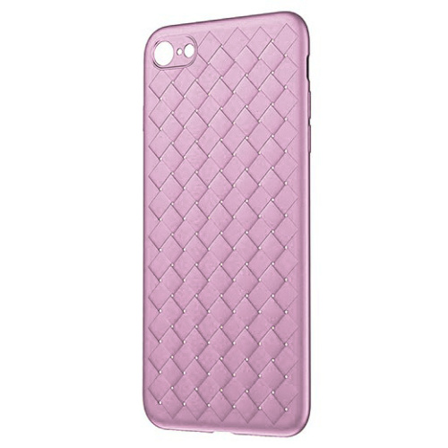 Чехол накладка xCase на iPhone 7/8/SE 2020 Weaving Case розовый - UkrApple