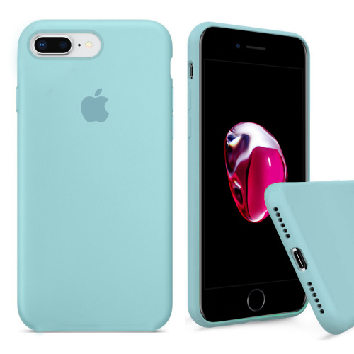 Чехол накладка xCase для iPhone 7 Plus/8 Plus Silicone Case Full marine green - UkrApple
