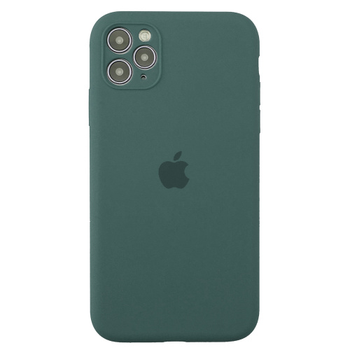 Чохол накладка xCase для iPhone 11 Pro Silicone Case Full Camera Pine green - UkrApple