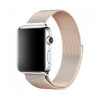 Ремінець xCase для Apple watch 42/44/45/49 mm Milanese Loop Metal Golden
