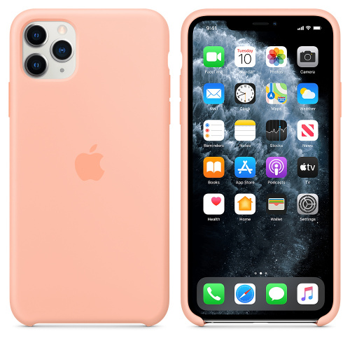 Чохол Silicone Case OEM for Apple iPhone 11 Pro Grapefruit - UkrApple