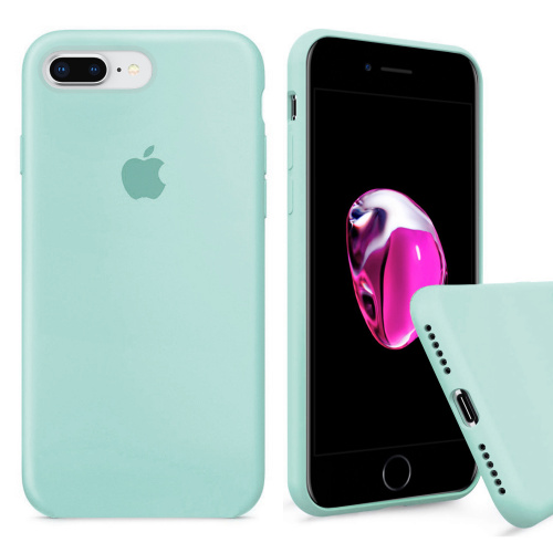 Чехол накладка xCase для iPhone 7 Plus/8 Plus Silicone Case Full мятный - UkrApple