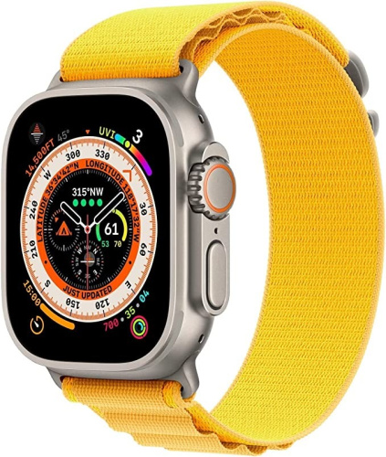 Ремінець для Apple Watch 38/40/41 mm Alpine Loop yellow: фото 3 - UkrApple