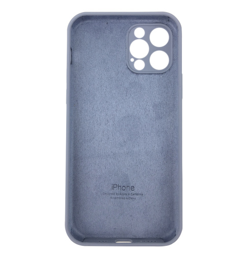 Чохол накладка xCase для iPhone 12 Pro Max Silicone Case Full Camera Lavander grey: фото 2 - UkrApple