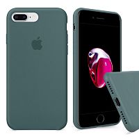 Чехол накладка xCase для iPhone 7 Plus/8 Plus Silicone Case Full pine green
