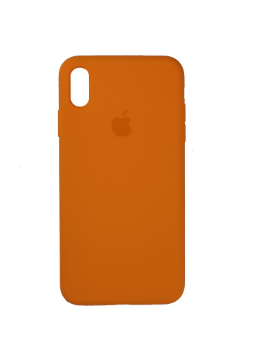 Чехол накладка xCase для iPhone X/XS Silicone Case Full kumquat - UkrApple
