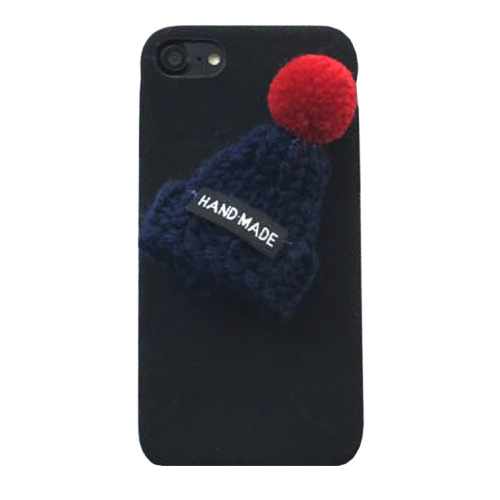 Чехол накладка xCase на iPhone 7/8/SE 2020 Knitted Hat черный №2 - UkrApple