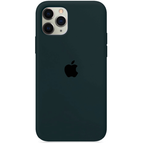 Чохол iPhone 15 Silicone Case Full forest green  - UkrApple