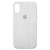 Чехол накладка для iPhone X/XS Alcantara Full white - UkrApple
