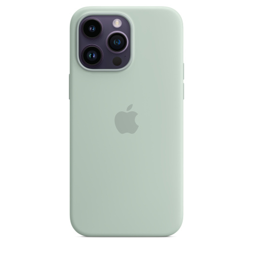 Чохол iPhone 14 Pro Silicone Case with MagSafe succulent  - UkrApple