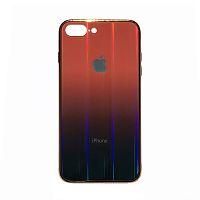 Чехол накладка xCase на iPhone 7 Plus/8 Plus Glass Shine Case Logo nectarine
