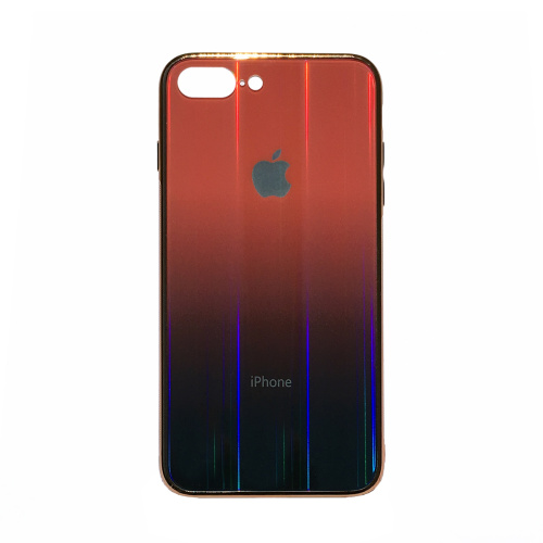 Чехол накладка xCase на iPhone 7 Plus/8 Plus Glass Shine Case Logo nectarine - UkrApple