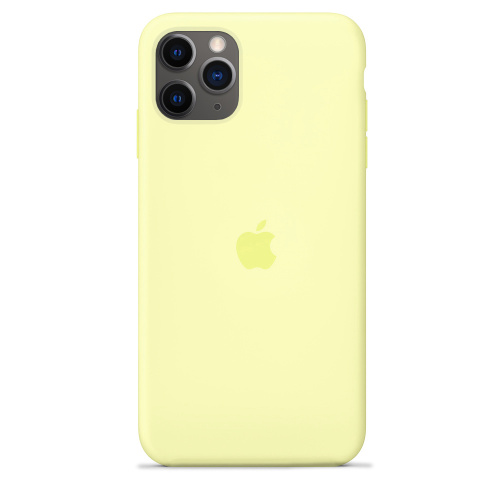 Чохол накладка xCase для iPhone 11 Pro Max Silicone Case Full mellow yellow - UkrApple