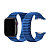 Ремінець для Apple Watch 38/40/41 mm Leather Link Felt blue - UkrApple