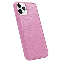 Чохол накладка xCase для iPhone 11 Pro Max Mickey Mouse Leather Pink