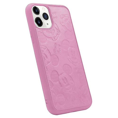 Чохол накладка xCase для iPhone 11 Pro Max Mickey Mouse Leather Pink - UkrApple