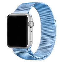 Ремінець xCase для Apple watch 38/40/41 mm Milanese Loop Metal Neon Blue