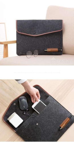Папка конверт для MacBook Felt sleeve New 12'' brown : фото 5 - UkrApple