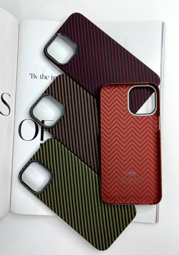 Чохол для iPhone 13 Pro K-DOO Kevlar case Brown: фото 8 - UkrApple