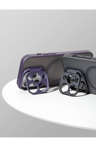 Чохол iPhone 15 Stand Camera with MagSafe purple : фото 11 - UkrApple