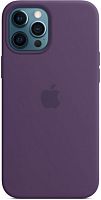 Чохол OEM Silicone Case Full with MagSafe for iPhone 12 Pro Max Amethyst