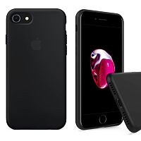 Чехол накладка xCase для iPhone 7/8/SE 2020 Silicone Case Full black