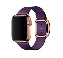 Ремінець xCase для Apple watch 38/40/41 mm Modern Buckle Leather gold ultra violet