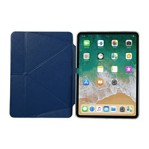 Чохол Origami Case для iPad 7/8/9 10.2" (2019-2021)/ Pro 10.5"/ Air 3 10.5" (2019) Leather dark blue: фото 5 - UkrApple