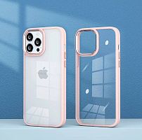 Чохол iPhone 14 Pro Max Crystal Case pink