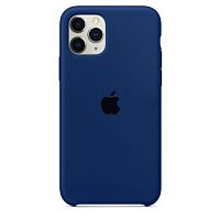 Чохол накладка xCase для iPhone 11 Pro Max Silicone Case navy blue