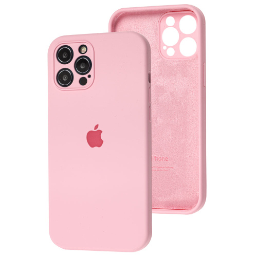 Чохол накладка xCase для iPhone 13 Silicone Case Full Camera Light Pink - UkrApple