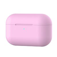 Чехол для AirPods PRO silicone case good Slim light pink