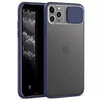 Чохол накладка xCase для iPhone 12/12 Pro Slide Hide Camera Dark blue