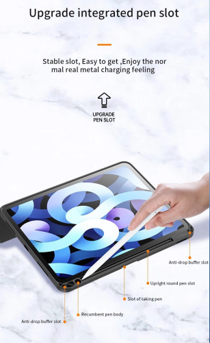 Чохол Wiwu Magnetic Folio 2 in 1 iPad 7/8/9 10.2" (2019-2021)/Pro 10.5"/Air 3 10.5" (2019) dark blue: фото 9 - UkrApple