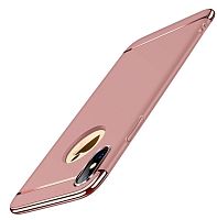 Чехол накладка xCase для iPhone X/XS Shiny Case rose gold