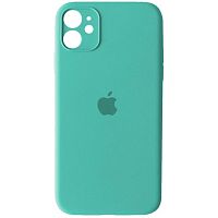 Чохол накладка xCase для iPhone 12 Mini Silicone Case Full Camera Sea blue