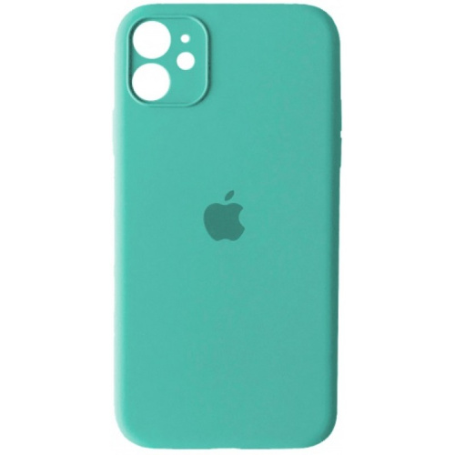 Чохол накладка xCase для iPhone 12 Mini Silicone Case Full Camera Sea blue - UkrApple