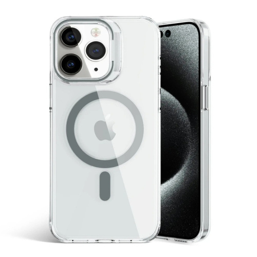 Чохол iPhone 15 Pro Shield with MagSafe gray - UkrApple
