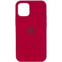 Чохол iPhone 15 Pro Max Silicone Case Full rose red 