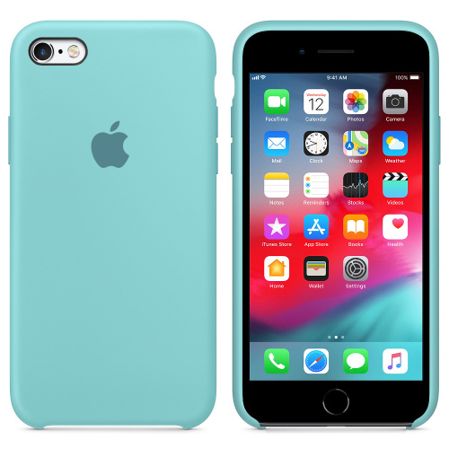 Чехол накладка xCase на iPhone 6 Plus/6s Plus Silicone Case мятный: фото 2 - UkrApple
