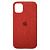 Чохол накладка для iPhone 11 Pro Alcantara Full red - UkrApple