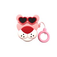 Чехол для AirPods/AirPods 2 silicone case 3D series pink Panther