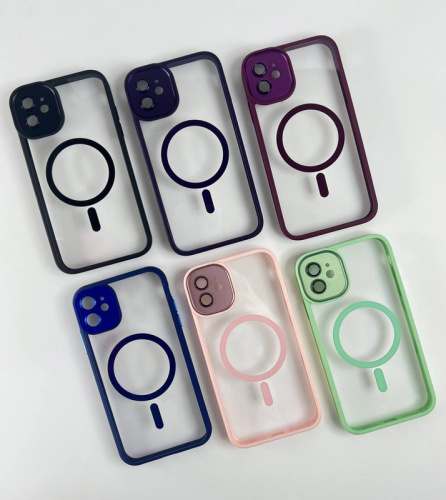 Чохол iPhone 15 Pro Max Crystal Case with MagSafe purple : фото 7 - UkrApple