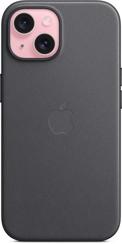 Чохол iPhone 15 FineWoven Case with MagSafe black  - UkrApple