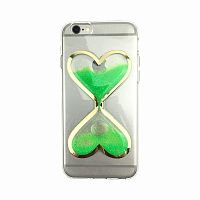 Чехол накладка xCase на iPhone 6/6s песочные часы зелёные