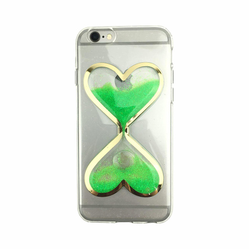 Чехол накладка xCase на iPhone 6/6s песочные часы зелёные - UkrApple